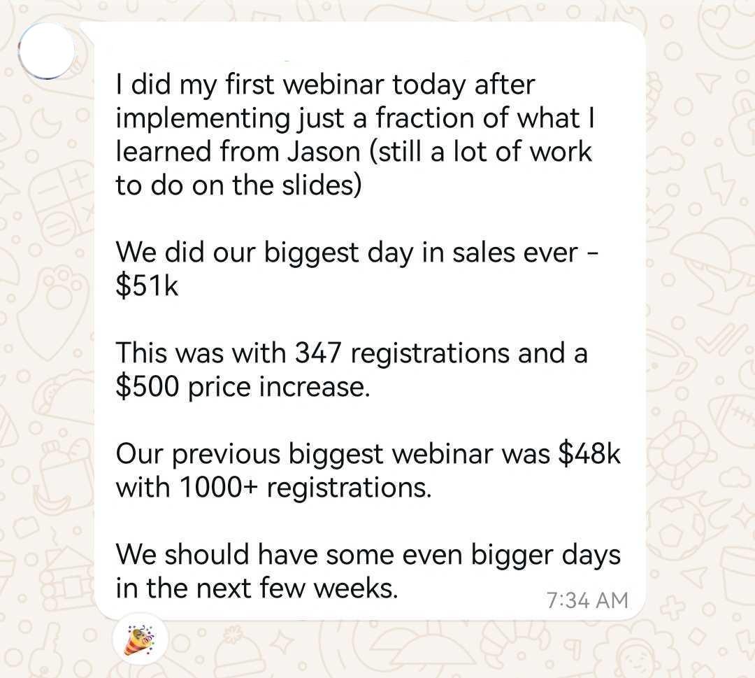 $51k biggest day testimonial